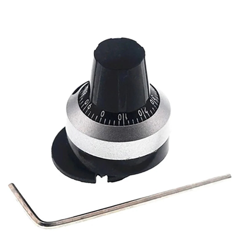 1Set WXD3-13 3590S 3590S-2 6.35mm Precision Scale WXD3-12 4mm Knob New Potentiometer Knob Equipped With Multi-Turn Potentiometer