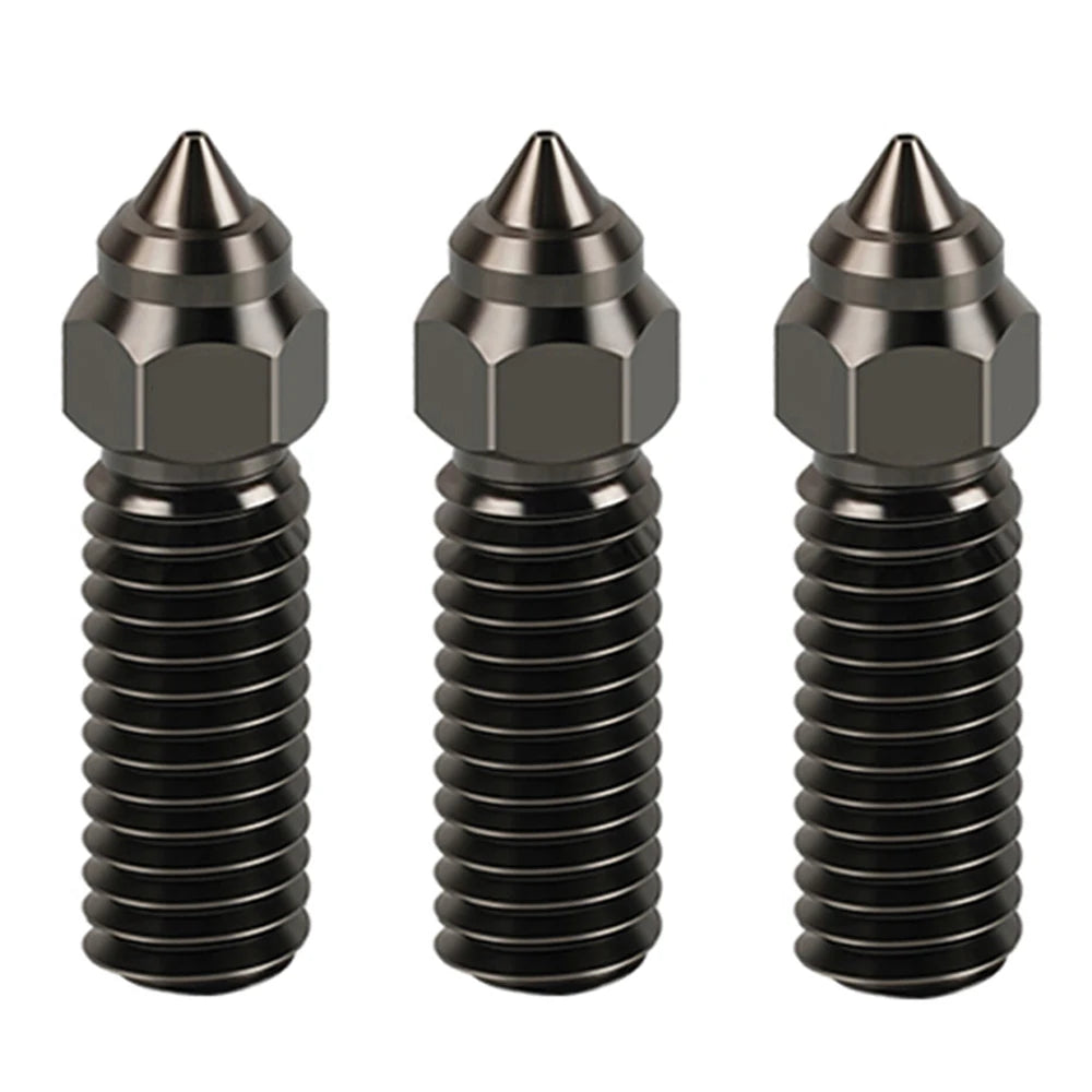 Nozzle For Creality K1 Max Ender 3 V3 KE CR-M4 Bimetal Plated Copper Hard Steel Brass For Vyper Kobra Sovol SV06 Plus/SV07