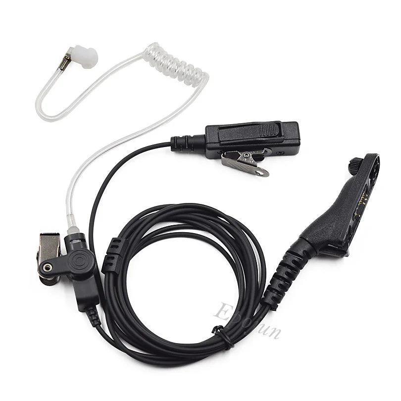 Police Walkie Talkie Earpiece Headset Headphone PTT Mic for Motorola Radio DP4400 DP4401 DP4600 DP4800 DP4801 MTP6550 MTP6650