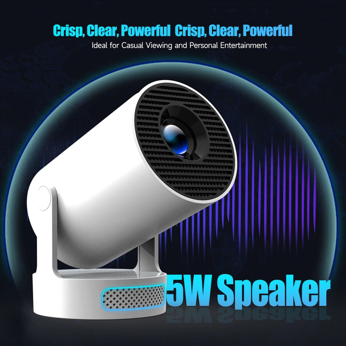 Magcubic 8K Projector HY300Pro+ Voice Control Projector Android 14 Beam 8000 Lumens Wifi6 BT5.4 Outdoor 8K Projector Portable Add Airmouse