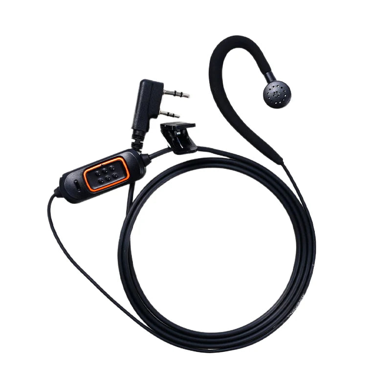 2Pin Baofeng 780 Headset Mic earphone For BaoFeng UV-5R UV-5RH UV-21 PRO Quansheng UV-K6 Walkie Talkie Two Way Radio Accessories