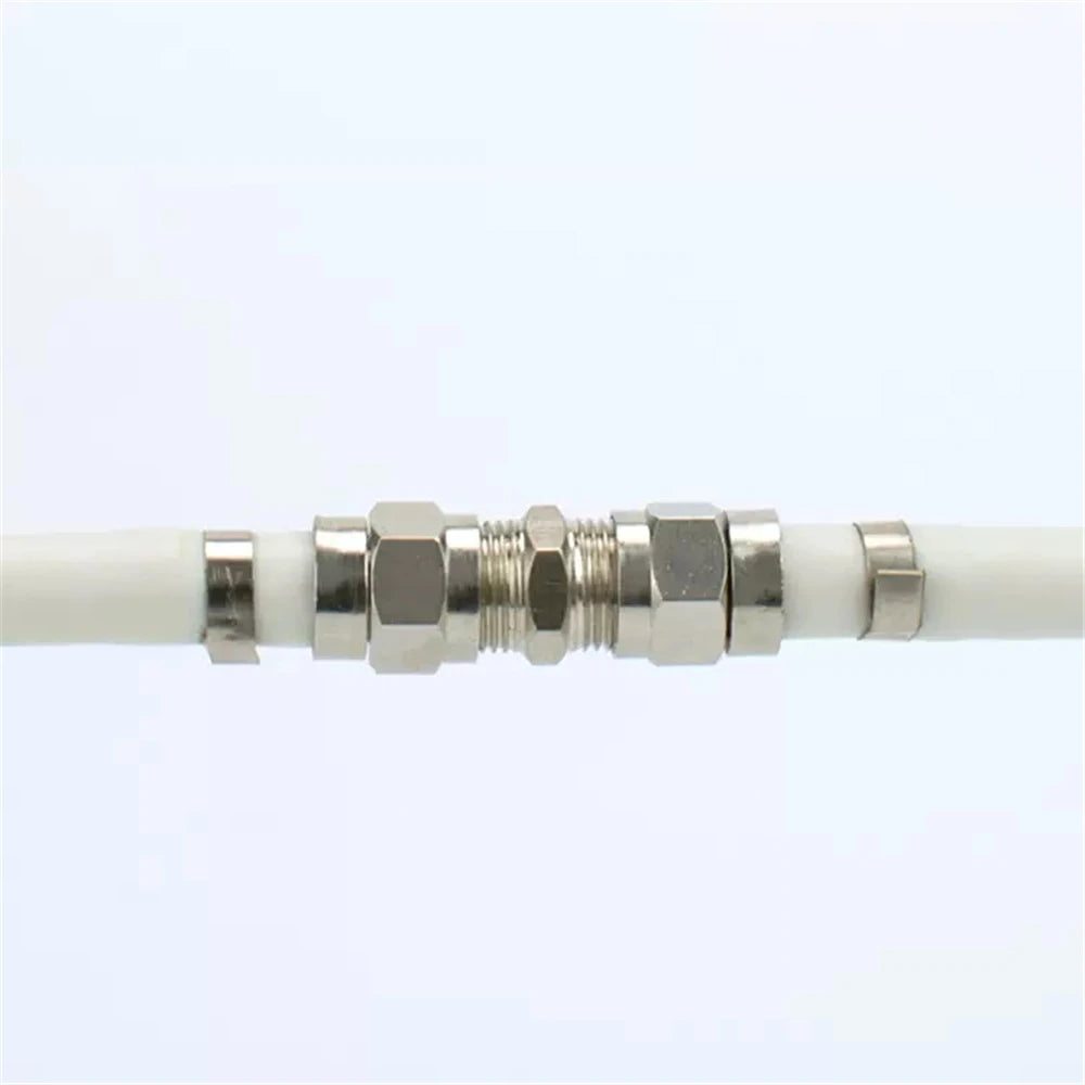 10pcs/Pack Practical F Type Coupler UHF Adapter Connector Female F/F Jack RG6 Coax Coaxial Cable Used In Video High Quality