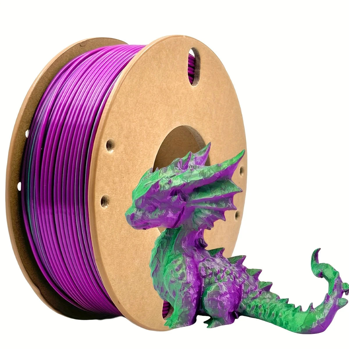 Multicolor 3D Printer Filament,Dual/Tri/Twist/Magic Color 1.75mm PLA Shiny Printing Filament,250g(0.55lbs) Fit FDM 3D Printer