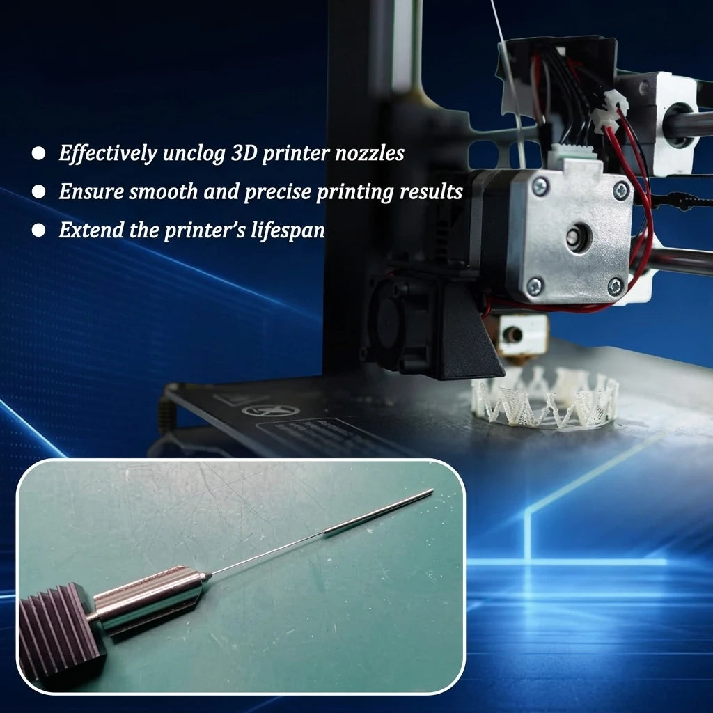 3D Printer Tools Stainless Steel Nozzle Cleaning Needles E3D V6 Nozzle MK8 Nozzle Drills Needle For 3D Printer Ender 3 V2 Parts