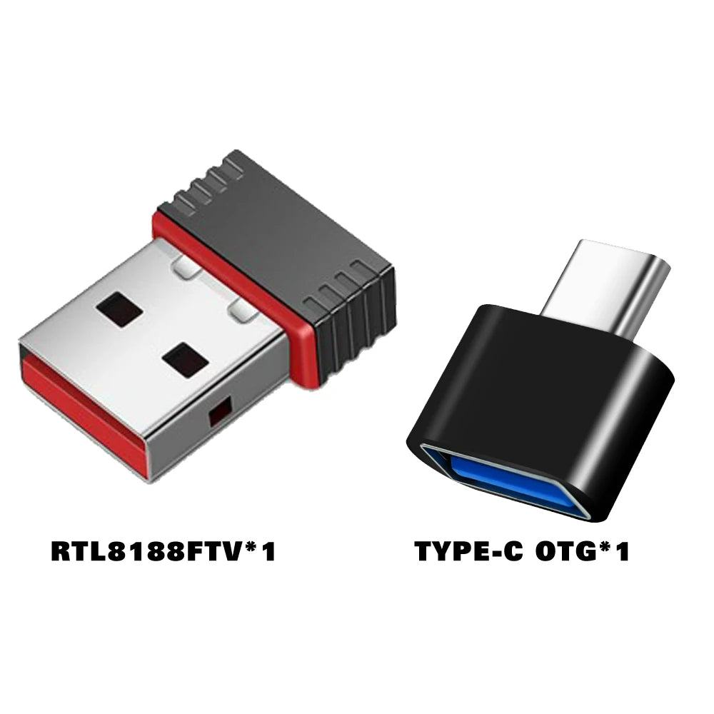 BOYHOM R36S WiFi Upgrade Kit RTL8188FTV USB Dongle & Type-C OTG Adapter for R36H R36S Ultra R36 Plus Retro Console 2026