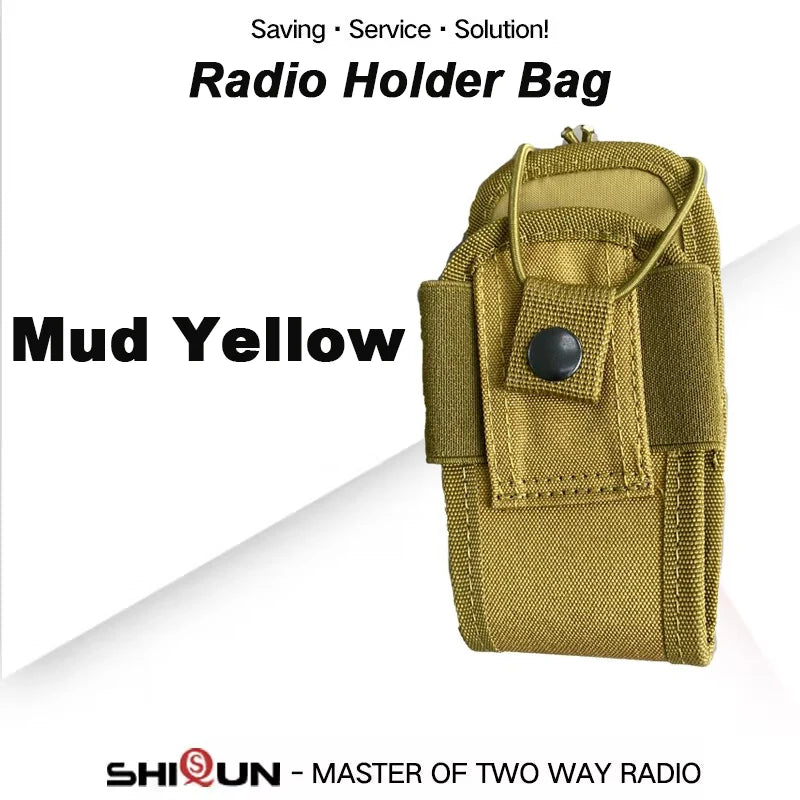 MSC 20H Tactical Molle Handheld Radio Pouch Waist Bag Holder Pocket Portable Ham Radio Holster Bag Colorful 5R Radio Accessories