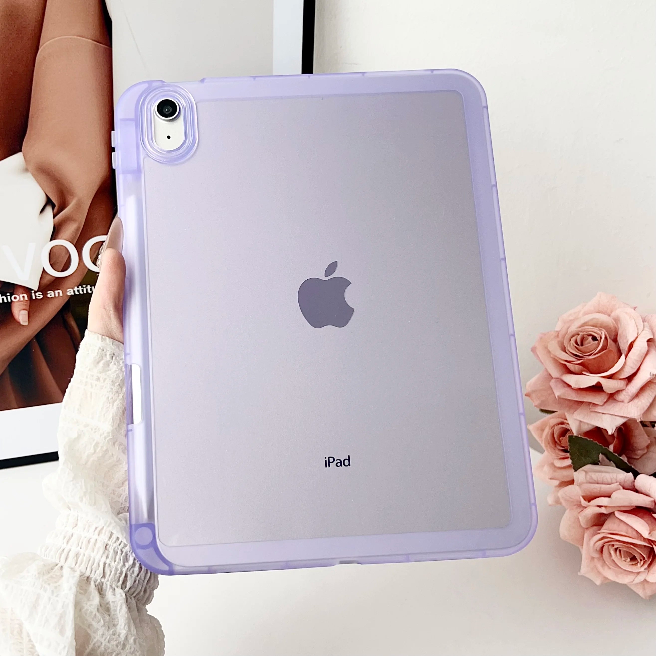For iPad 5th 6th 9.7' 7th 8th 9th 10.2' Air 4 Air 5 Air 11 A16 2025 Pro11 10th iPad Mini 4 5 6 7 Hard PC+TPU Stand Cover Case