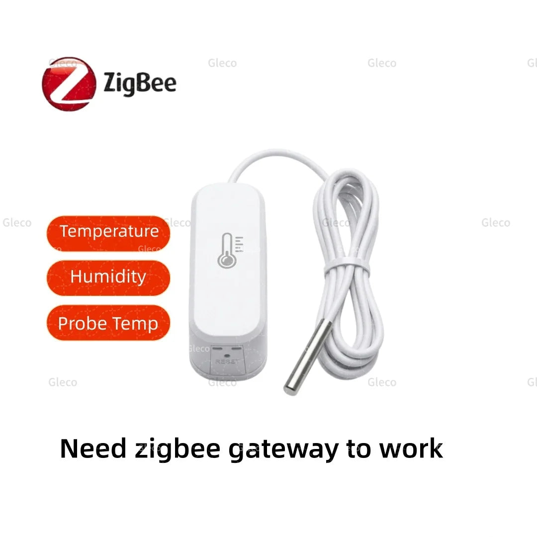 7in1 Zigbee Water Quality Monitor Smart Home Probe Temperature Humidity Sensor TDS SG Meter EC Salnity Tester For Zigbee2mqtt