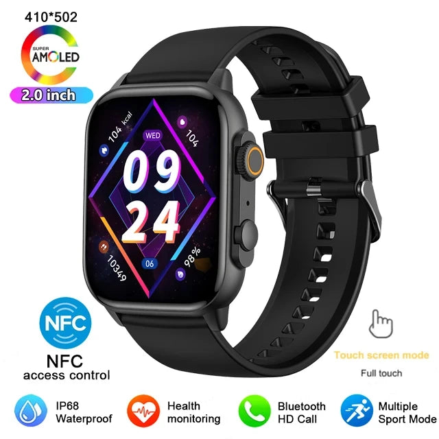 Screen Ultra Smart Watch Always Show Time Bluetooth Call Series 8 High Refresh Rtae NFC Smartwatch Men Sport Watch Women