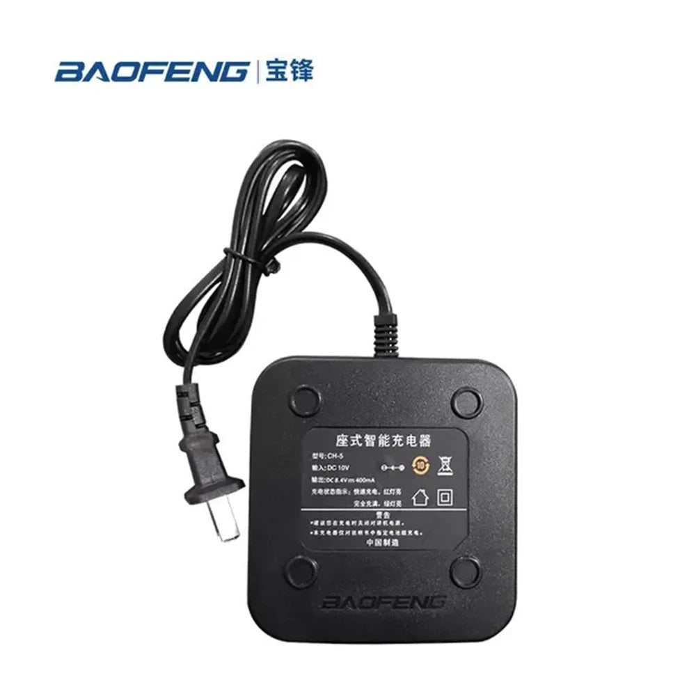 Baofeng UV-5R USB Desktop Charger Base for UV5R/UV5RE/UV5RA/UV5R+Plus Li-ion Battery CB Radio Walkie Talkies