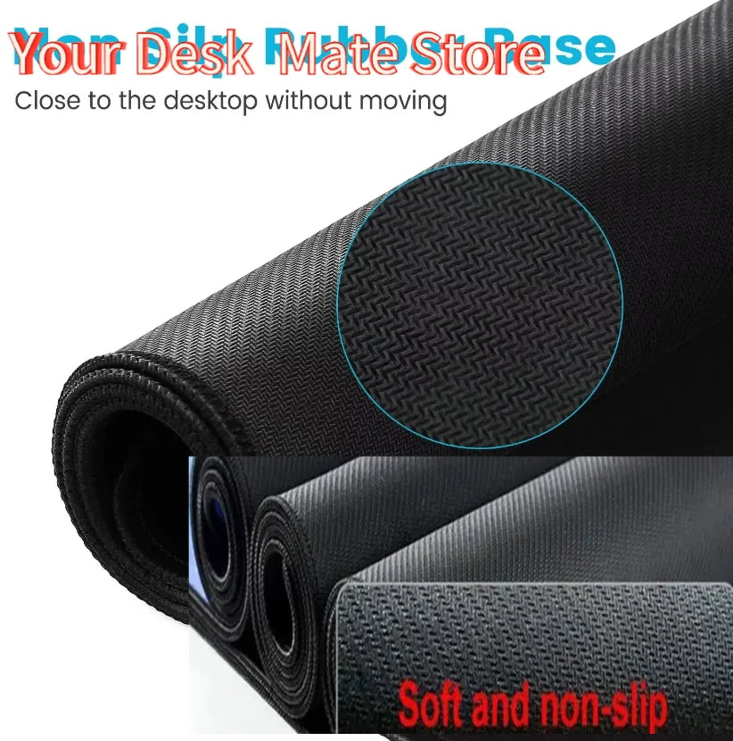 Pink Leopard Print Mouse Pad HD Printing Large Seaming Waterproof Mouse Pad Anti-slip Gaming Mouse Pad