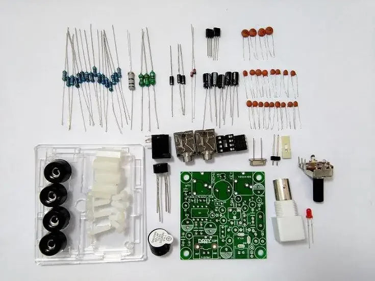 DC 9-13.8V S-PIXIE CW QRP Shortwave Radio Transceiver 7.023Mhz+ Acrylic Case DIY kit for Ham Radio Audio Module