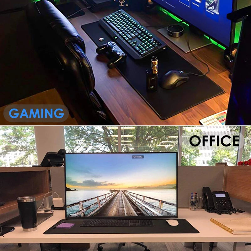 Large mouse pad Anti-slip Rubber mouse mat PC Computer Gamer Desk Mat Stitched Edge Gaming Mouse pad for CS GO LOL Dota