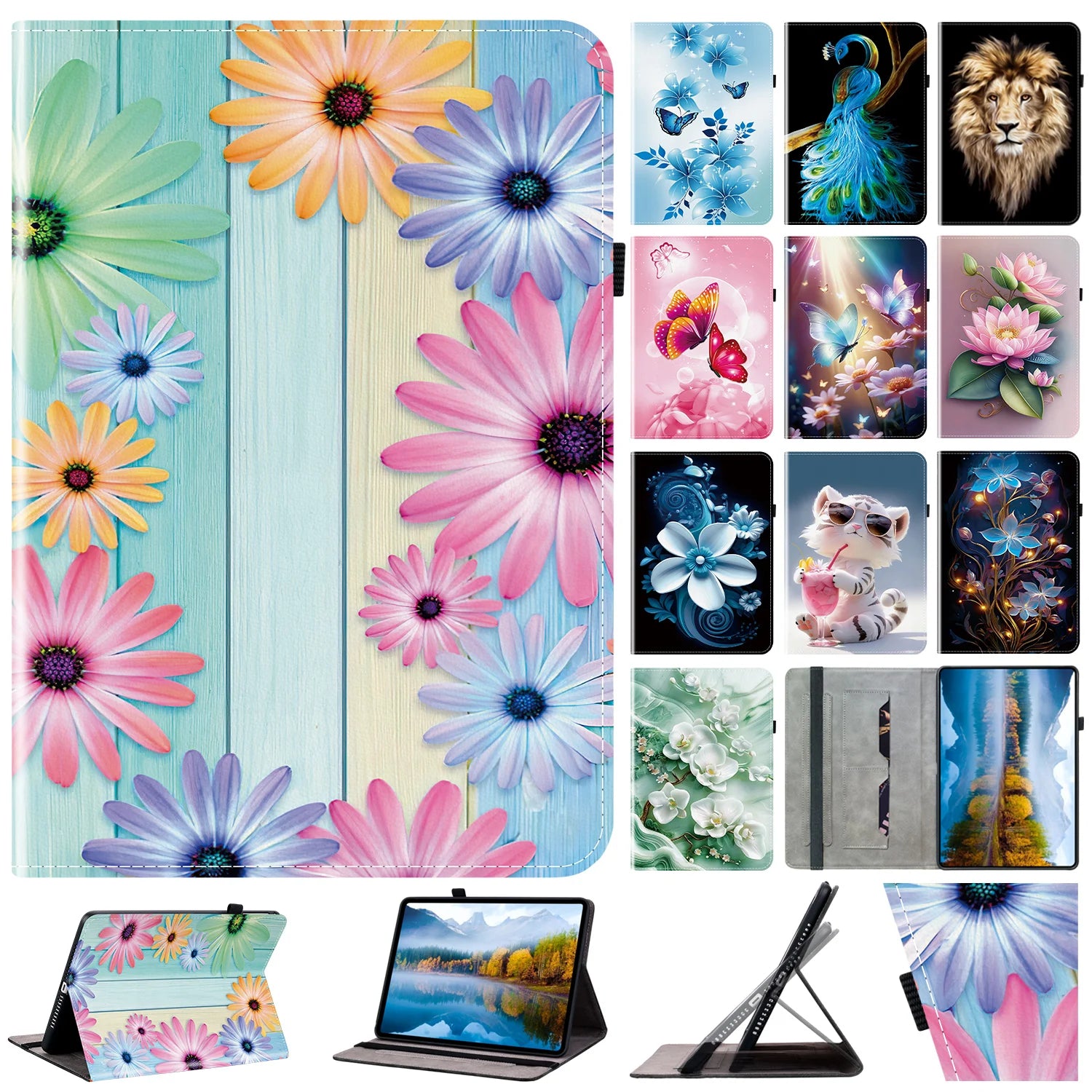 Leather Case For Lenovo Idea Tab 11 inch P12 Pro 12.7 Y700 AI 4th 5th 2025 Case P11 Pro Gen 2 11.5 2023 Y900 11 Tablet Cover