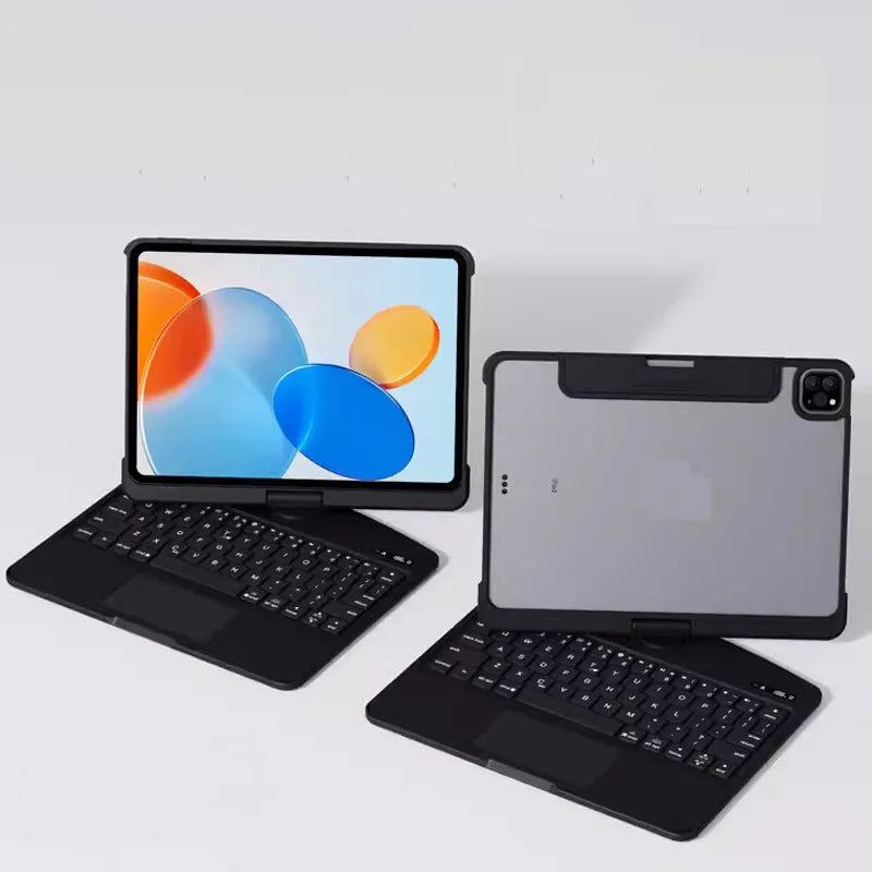 for IPad 11th Gen A16 2025 Air 11inch M3 M2 10th Gen A2696 A2757 Air 7 6 5 4 10.2 9th 8th 7th Pro 11 Hard Touchpad Keyboard Case