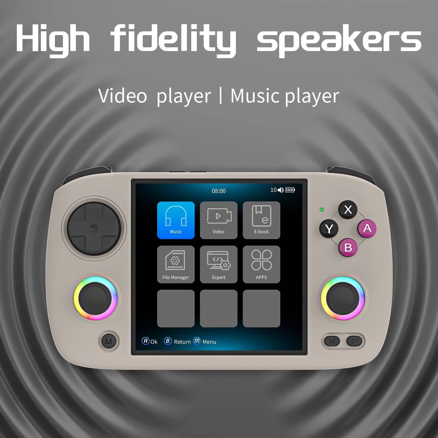 ANBERNIC RG CubeXX & RG40XX H & RG35XX H Retro Handheld Game Console H700 Linux  64-bit 5000 Video Games Supports WIFI Bluetooth