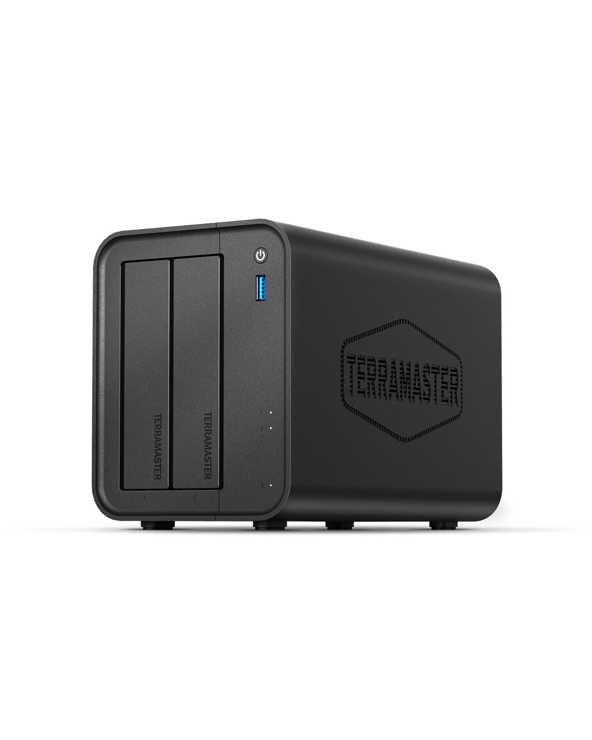 TERRAMASTER F2-425 2-Bay NAS Storage –Intel x86 Quad-Core CPU, 4GB RAM, Network Attached Storage (Diskless)
