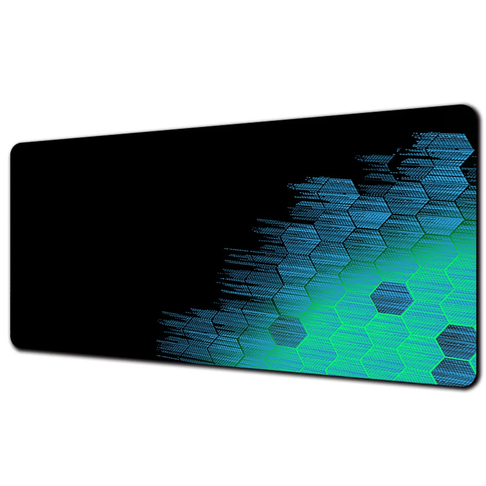 XXL Computer Gaming Locking Edge Mice Pad Keyboard Table Mat Geometric Art Large Gaming Desk Pad Pc Gamer Big Size Mousepad Gift