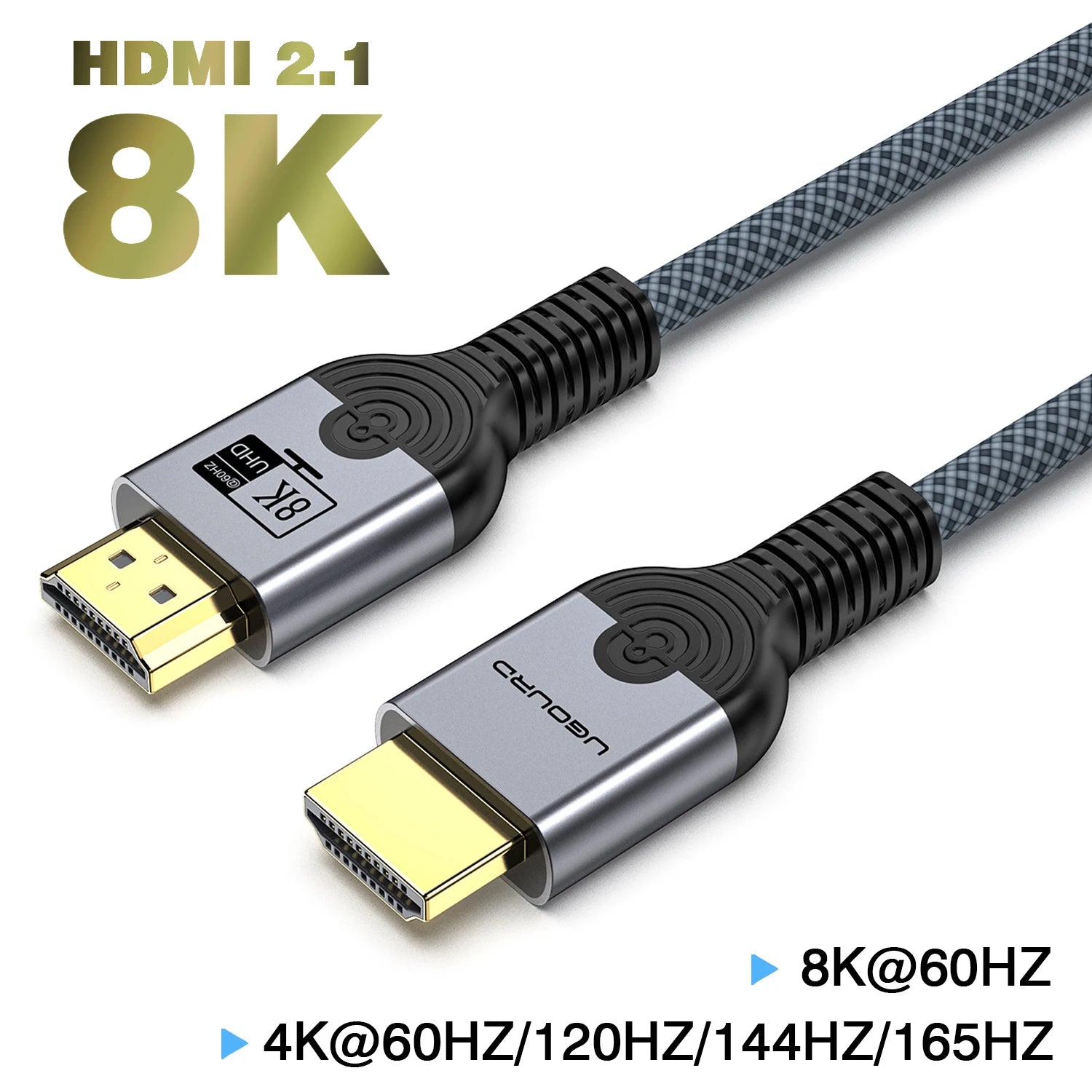 8K HDMI-Compatible 2.1 Cable High Speed 48Gbps Dynamic HDR 8K/60Hz 4K/120Hz UHD Ultra high definition video Cable 3m 5m for HDTV