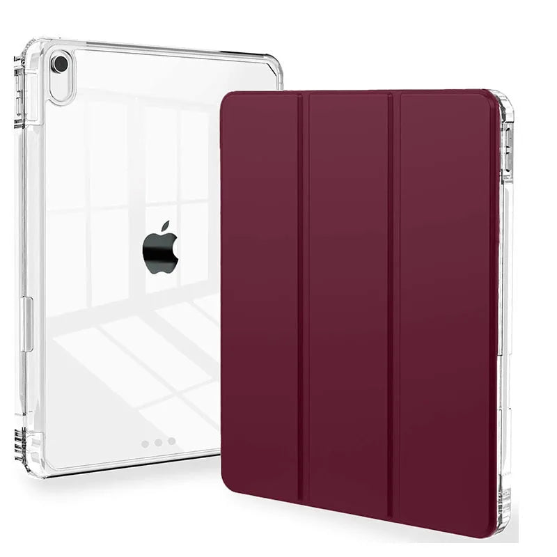 With Pencil Holder Case for iPad A16 A19 12th 11th 2026 Air11 13 Air8 M4 M3 M2 Pro11 12.9 13 M4 M5 Air4 5 10 9 8 7 9.7 10.2 10.5