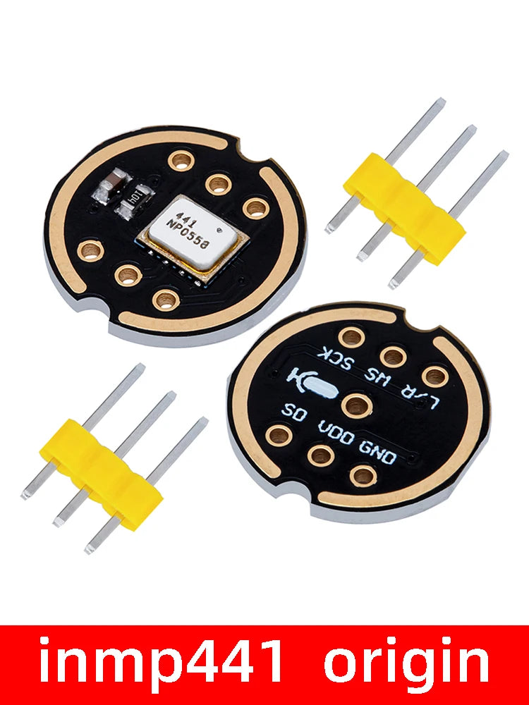 Omnidirectional Microphone Module I2S Interface INMP441 MEMS High Precision Low Power Ultra Small Volume for ESP32 for Arduino
