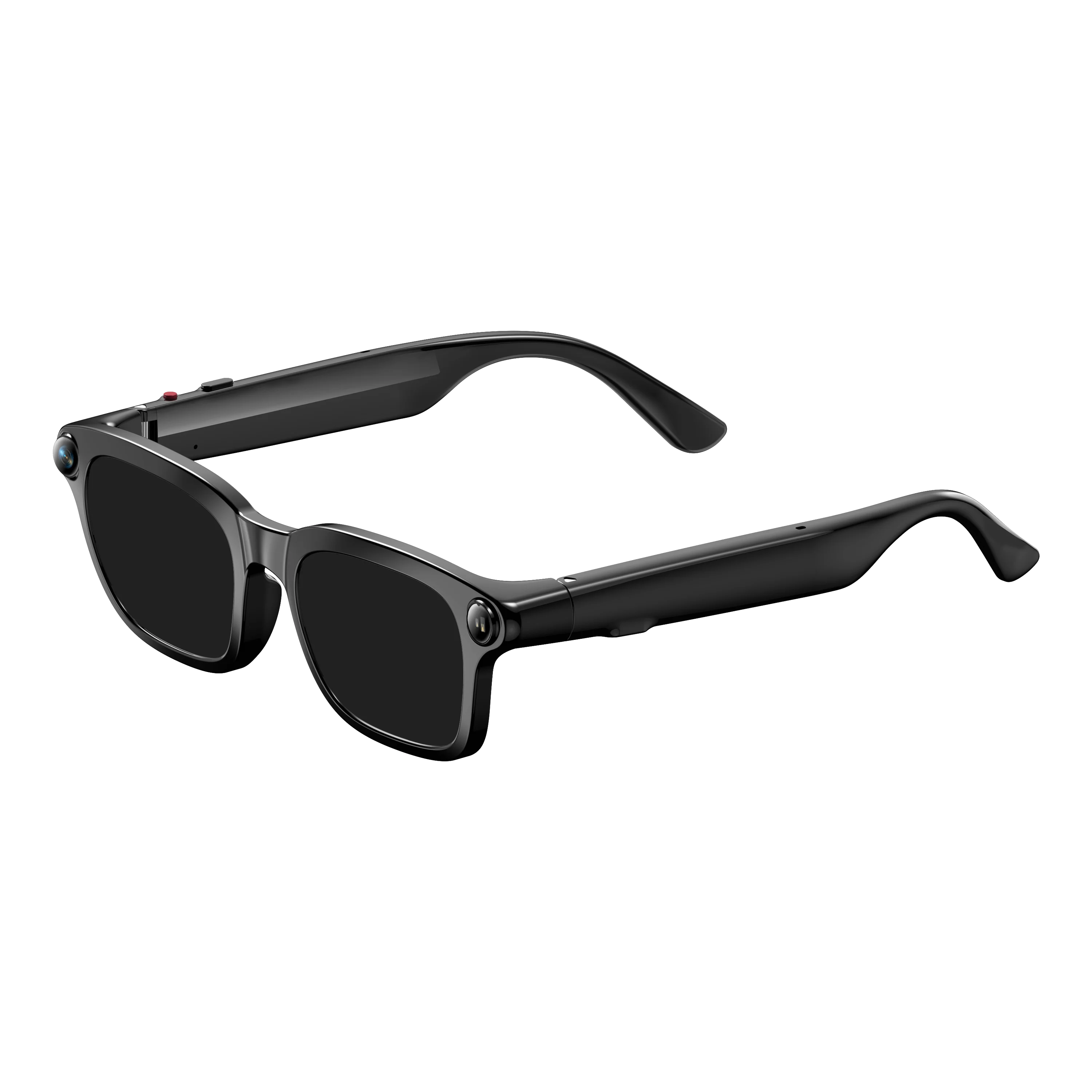AI smart glasses with cameras, 8-megapixel camera glasses, 1080P stabilized video recording glasses, real-time translation, AI voice assistant, object recognition, men's and women's Bluetooth sunglasses (color-changing), life