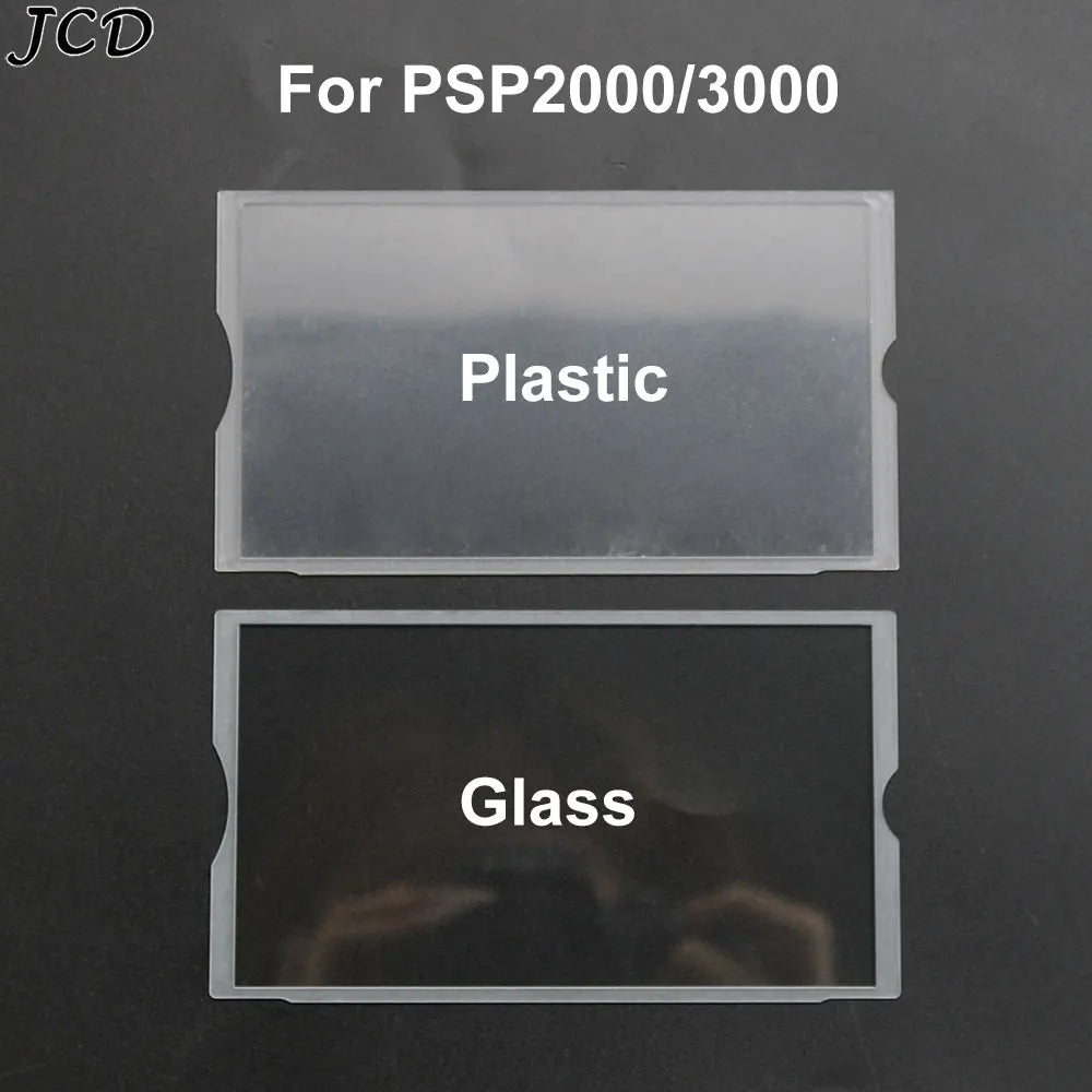 JCD For PSP 2000 3000 PSP2000 Game Console Plastic Glass Screen Lens Display Panel Cover Transparent Frame Clear Mirror Cover
