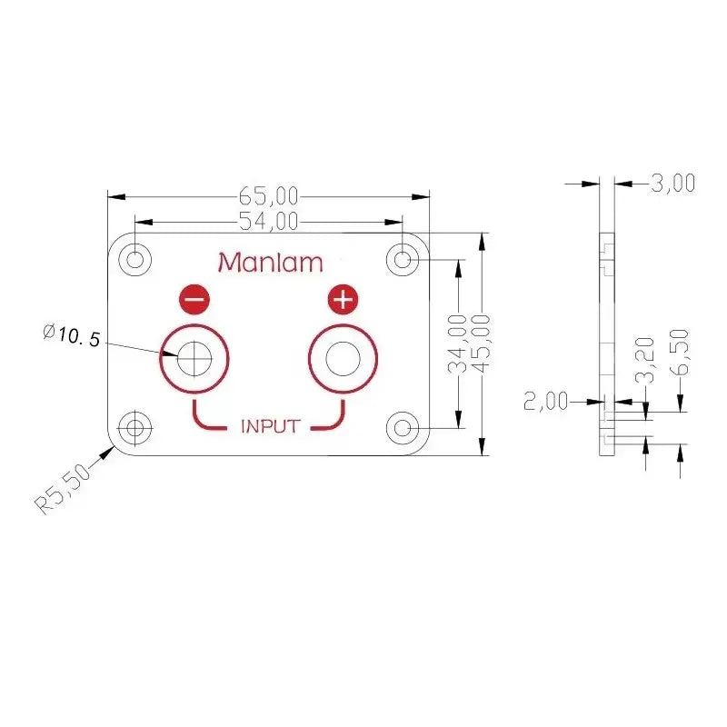 2-Way Audio Speaker Binding Post Crystal Pure Copper Wiring Terminal Box Banana Plug Connector For HiFi Amplifer DAC