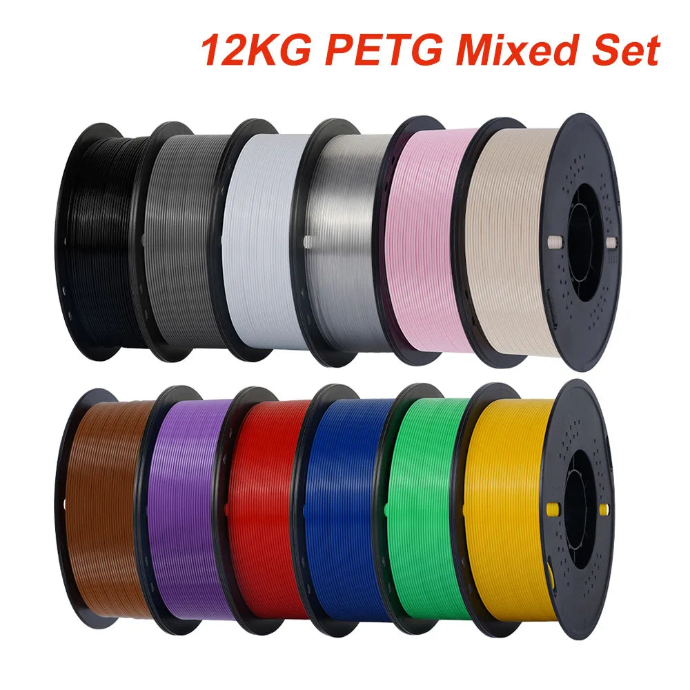KINGROON 10KG 1.75mm PETG Filament Tangle-Free, High Quality 3D Printing Eco-friendly Plastic Consumables 22LBS, Vacuum Packaging 3D Printing