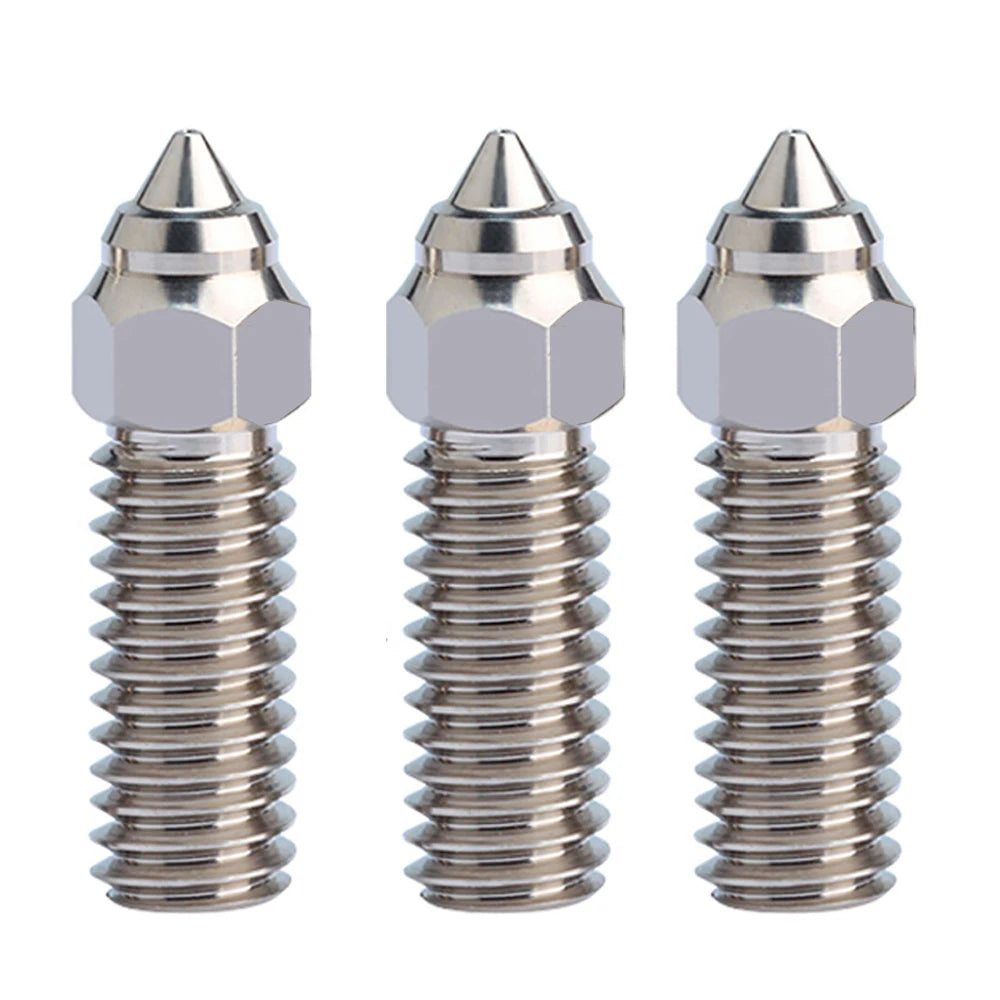 Nozzle For Creality K1 Max Ender 3 V3 KE CR-M4 Bimetal Plated Copper Hard Steel Brass For Vyper Kobra Sovol SV06 Plus/SV07