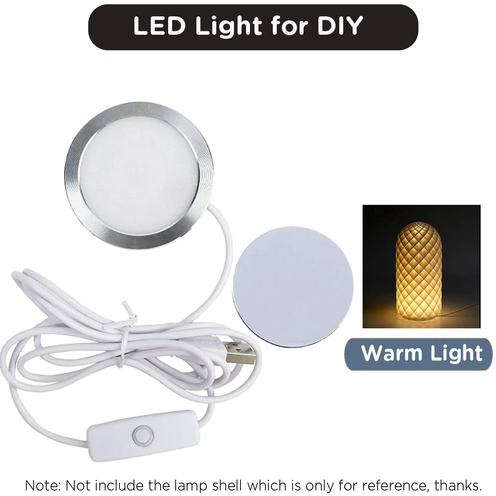 For Bambu Lab Led Lamp Kit 001 Adjustable Light Kit Led Light Parts Hardware DIY Model A1 Mini P1P P1S X1C 3D Printer Parts