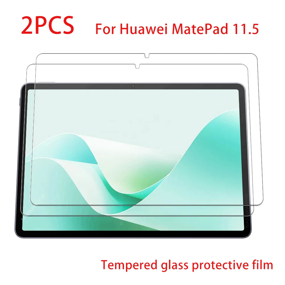 2PCS HD Tempered Glass For Honor Pad X8A 11-Inch Scratch Proof Transparent Tempered Glass  Screen Protector