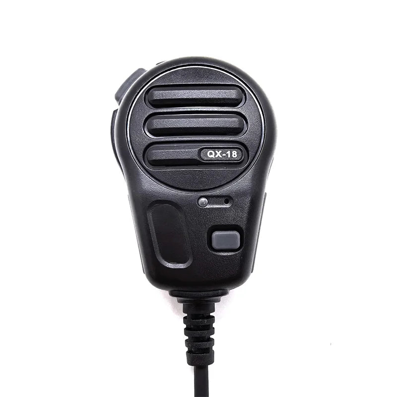 3.5mm Jack Plug  PTT Walkie Talkie Microphone wtih Handheld and Shoulder Speaker  for Zello APP