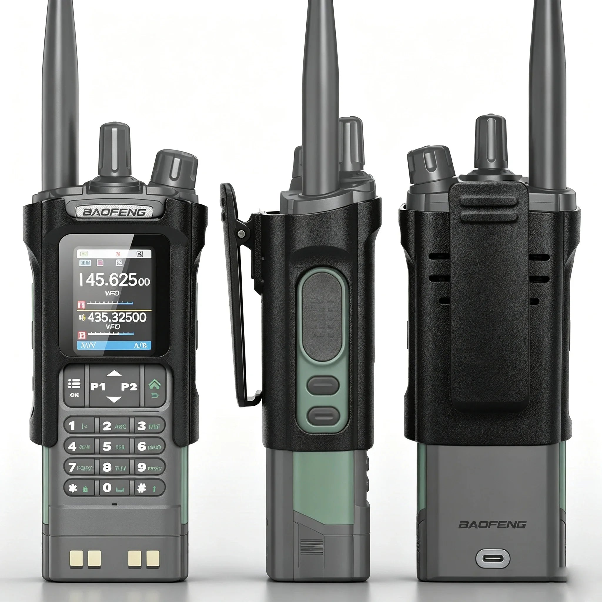 Baofeng UV32/DM32 Walkie-Talkie Dedicated Large Back Clip, Original Genuine Back Clip, Waist Clip, Back Clip