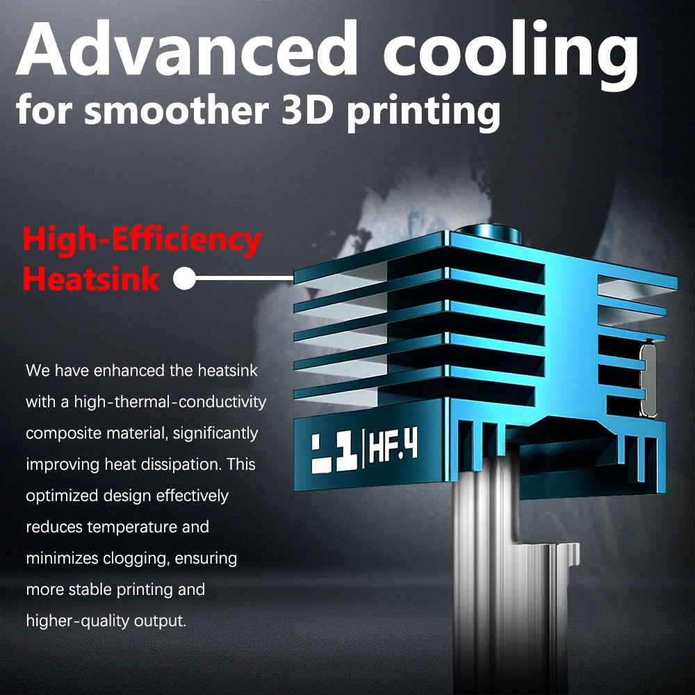 Upgrade TcnCoat for Bambu Lab X2D P2S H2D H2S Hotend High Flow Bambulab Nozzle 0.4 0.6 0.8 Hot End Quality Assurance Accessories