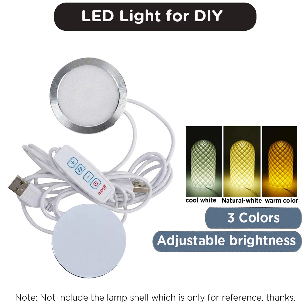 For Bambu Lab Led Lamp Kit 001 Adjustable Light Kit Led Light Parts Hardware DIY Model A1 Mini P1P P1S X1C 3D Printer Parts