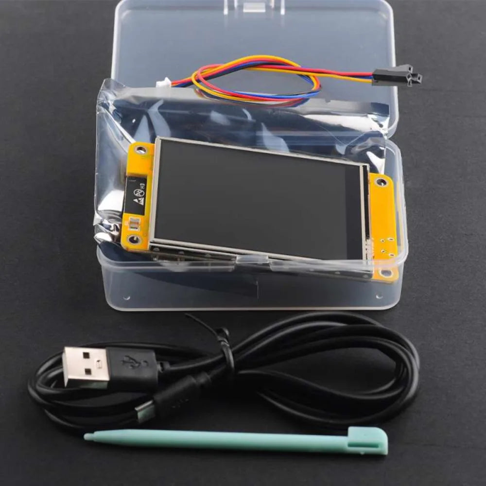 2.8" ESP32-2432S028R ESP32 Display ILI9341 Resistive Touchscreen TFT LCD Module ESP-WROOM-32 Development Board Acrylic Case