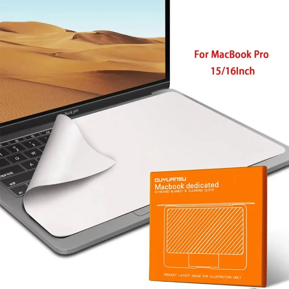 Suitable for MacBook Pro Keyboard Dust Cloth, Air Wiping Cloth, Apple Laptop, Mac Cleaning Screen Wiping Cover Cloth