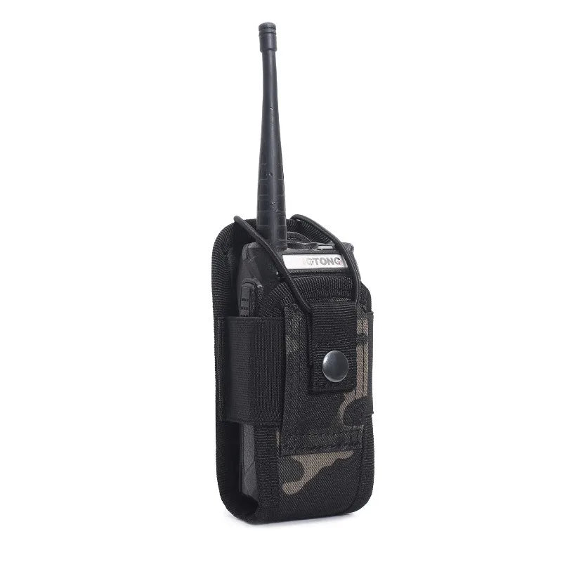 Portable Outdoor Hunting Sports Waist Bag Interphone Holster Tactical Walkie Talkie Carry Bag Radio Pouch Holder Pocket DJJPJ01