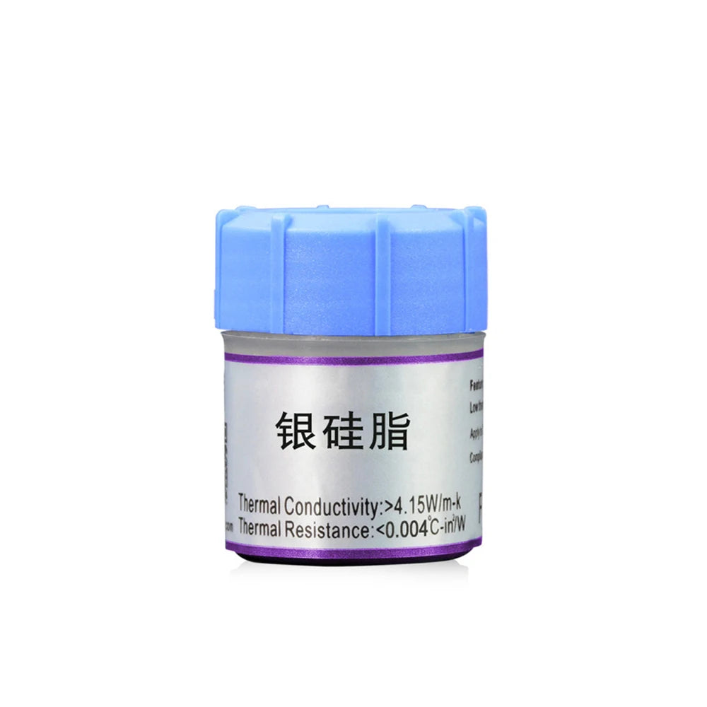 25g Silver Thermal Compound Paste for Coolers Heat Sink Paste Thermal Grease VGA Heatsink Plaste High Durability for CPU GPU PS4