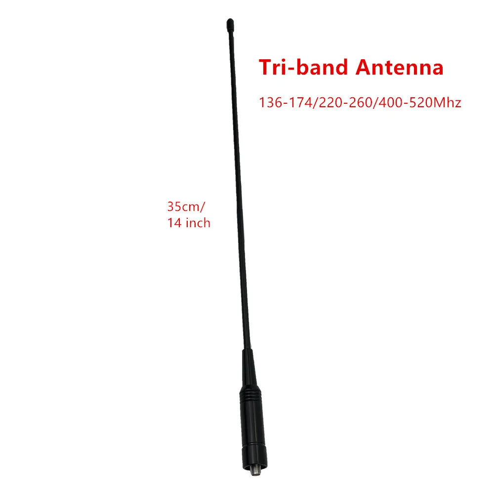 Tri-Band Flex Antenna 144//220/430MHz or Dual Band 137-173MHz/350-390MHz or 400-480MHz/245MHz for Rt-4D Rt-470 Rt-860 Rt-920