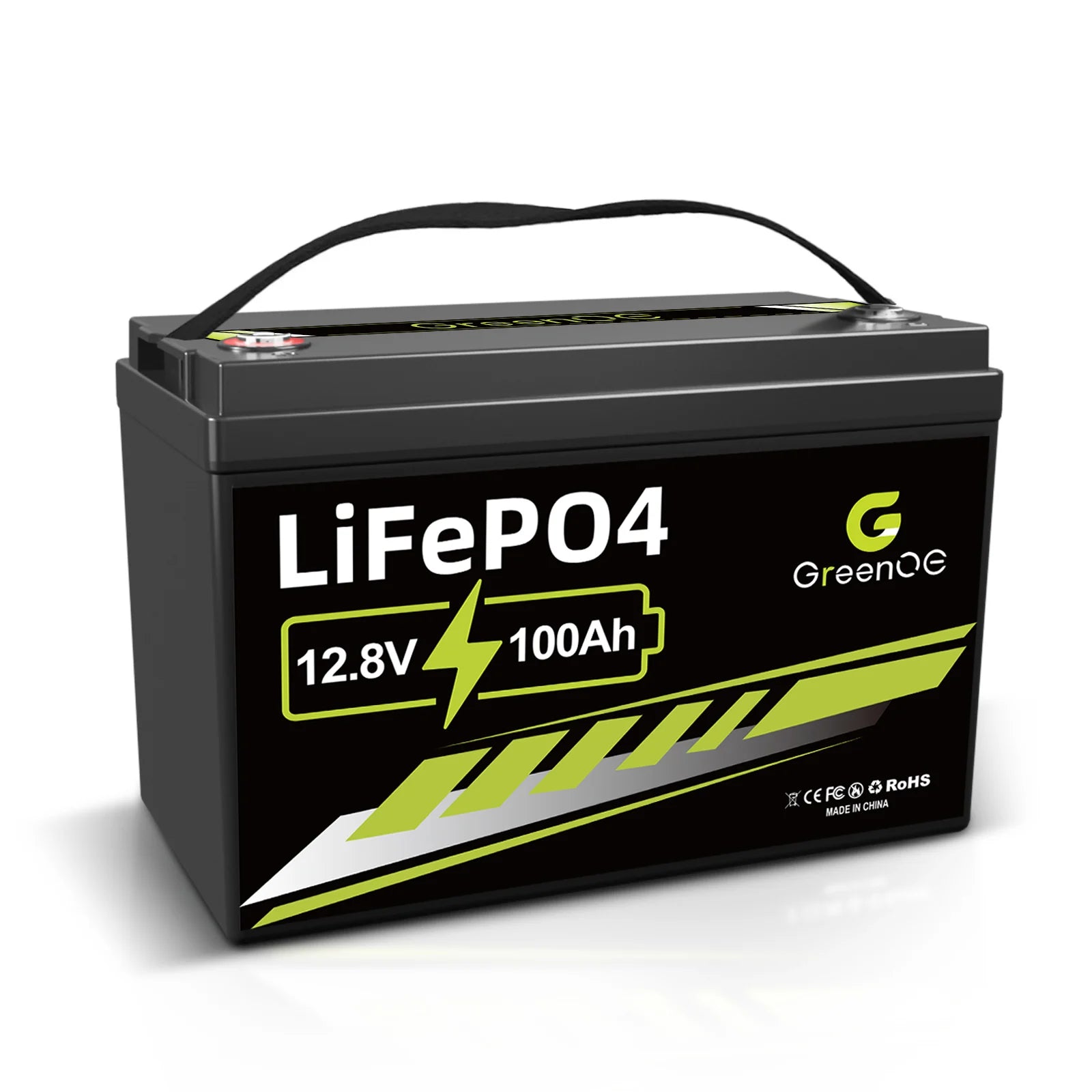 12V 100Ah LiFePO4 Battery Group 31 With Built-in 100A BMS, 15000 Deep Cycles Rechargeable Lithium Battery Prefect for Solar Syst