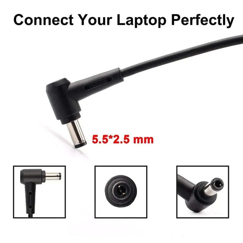 180W Charger 19.5V 9.23A 5.5*2.5MM Laptop Power Supply for MSI GF75 Thin 10SCS 10SCSK 10SCSR 10SD 10SDK 10SDR 10SE 10SEK 10SER