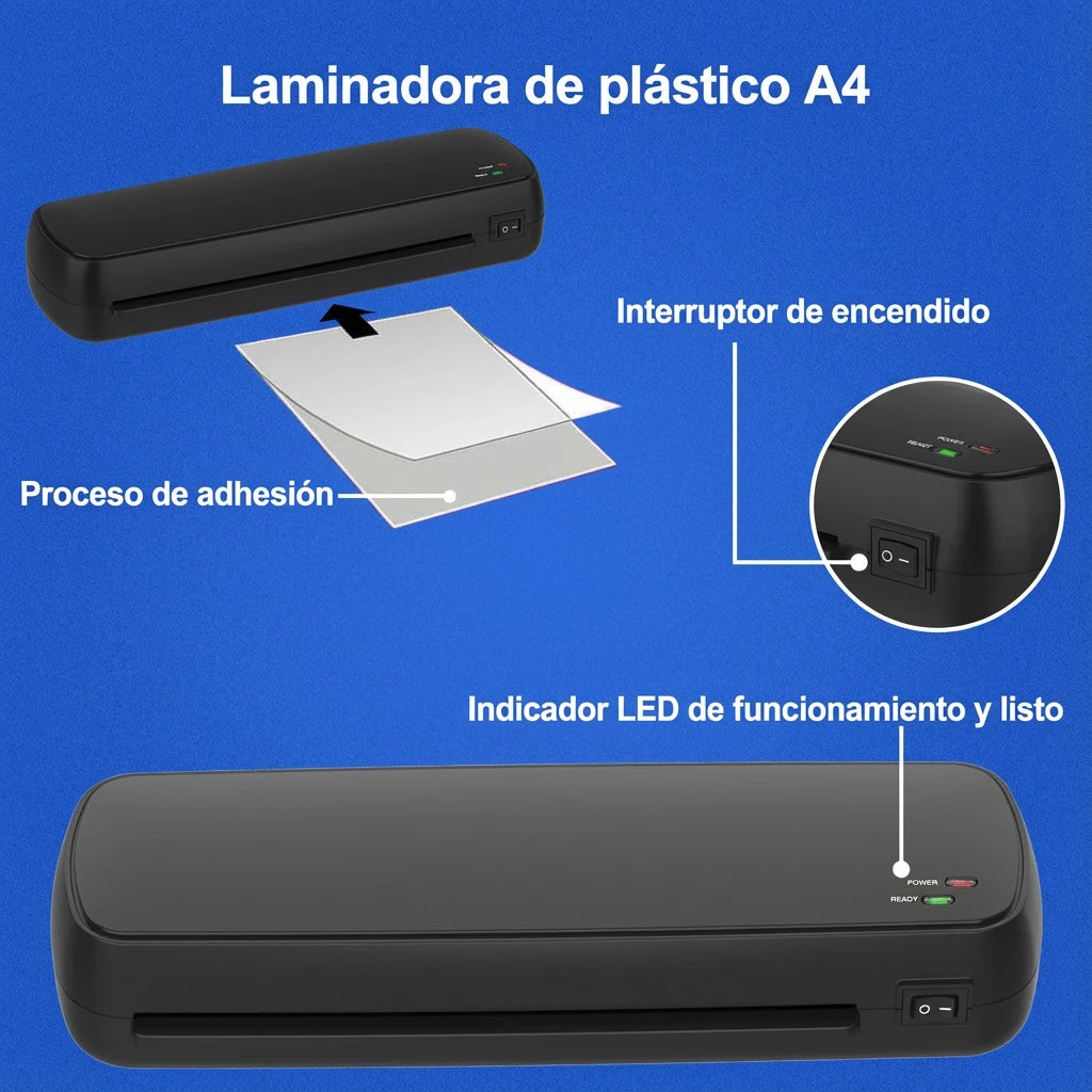 4-In-1 Laminator Machine, It Has Quick Warm-Up, Fast Laminating Documentation and Photos, Increases Their Long-Term Color Preservation