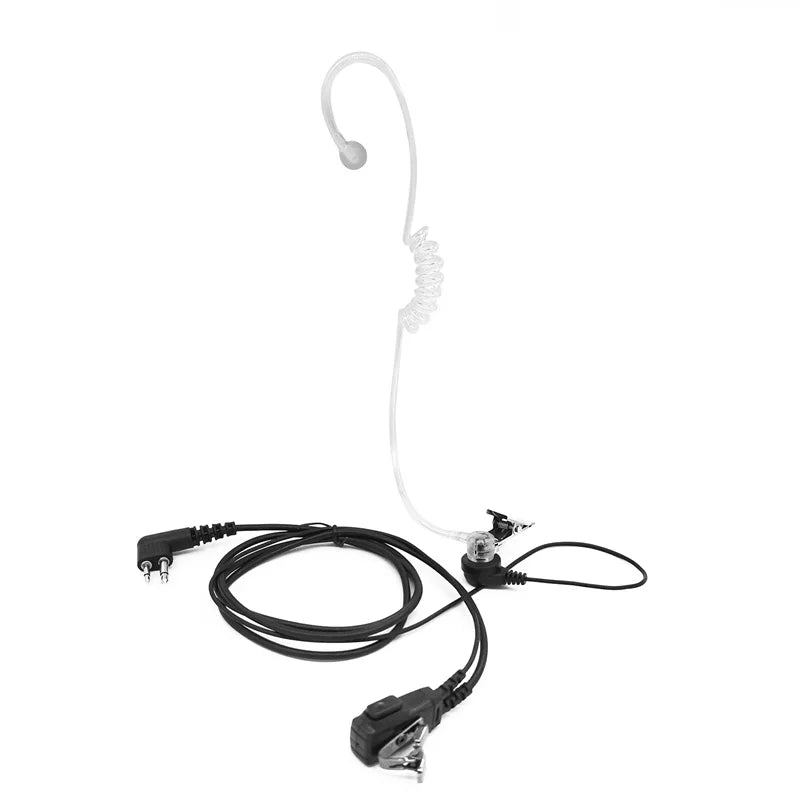 RISENKE Radio Headset for Motorola CP010, CP140, GP68, EP450, DEP450, Acoustic PTT Earpiece, Secret Agent Security