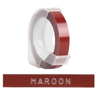 6MM 9MM 12MM 3D Embossing Label Refill Printer Ribbon PVC LABEL Motex E101 1610 12965 1880 Label Machine Tapes