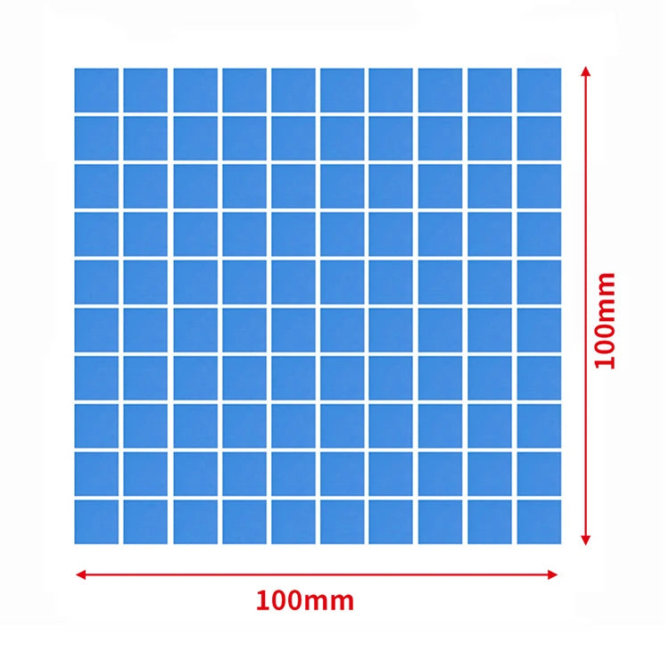 RGeek 6.0W/mK Thermal Pad GPU CPU Heatsink Cooling Conductive Silicone Pad High Performance Thermal Pads Multi Size Thickness