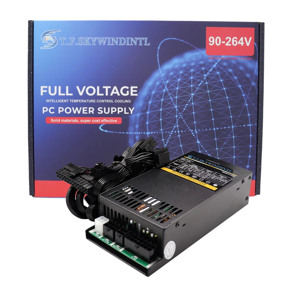 T.F.SKYWINDINTL Flex PC PSU 400W Small 1U Power Supply Rated 350W Full Module 80plus Gold For K39 A4 S3 G5 ITX Mini Case 220V