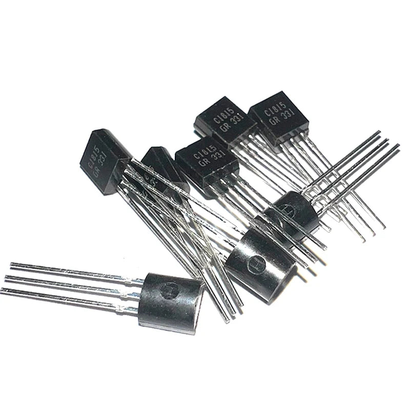 50pcs C1815 Transistor NPN Transistors 2SC1815 TO-92 50V 0.15A Triode New Original Electronic Component