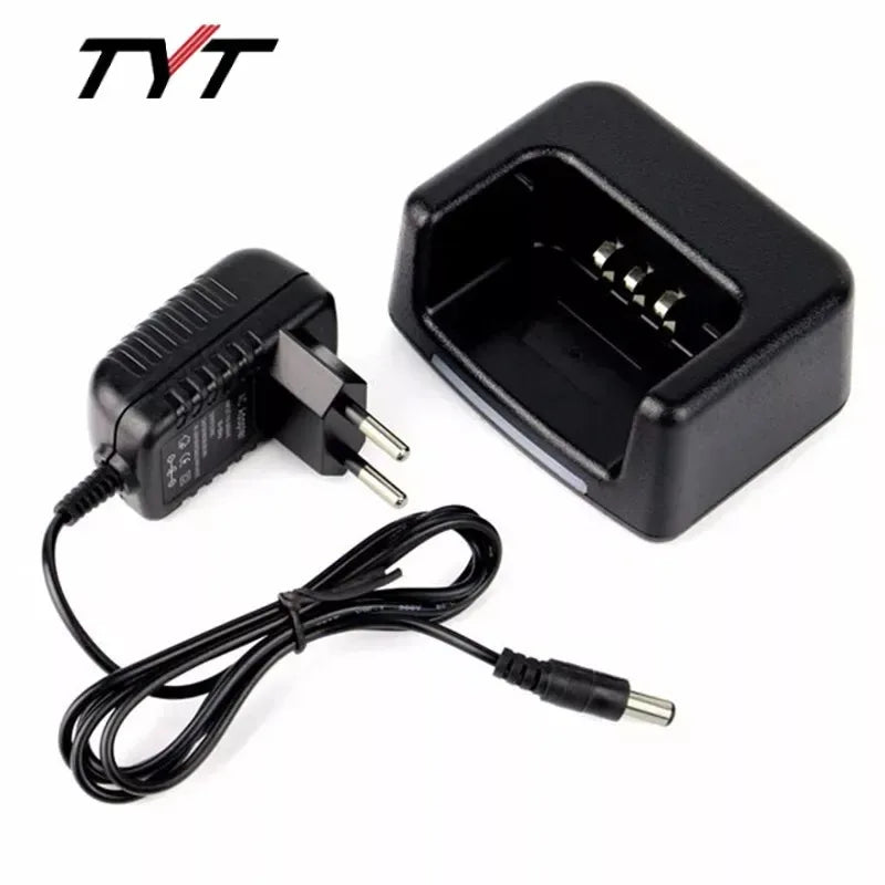 Desk Charger Base Adapter Battery Charger for TYT Walkie Talkie MD380 RT3S MD760 DMR RETEVIS RT3 RT3S Ham Radio Power Supply